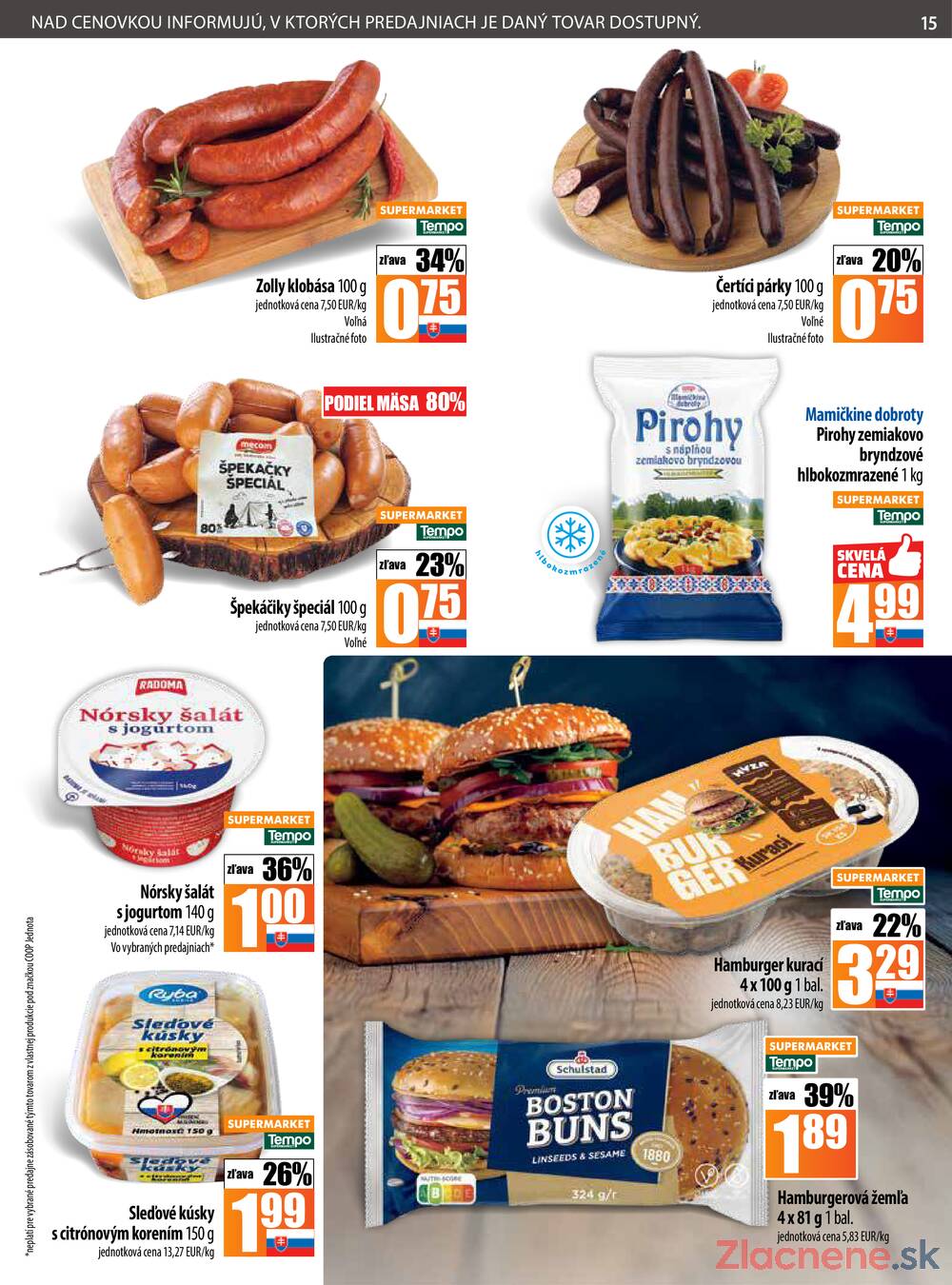 Leták COOP Jednota Slovensko - COOP do 27.8. - strana 15