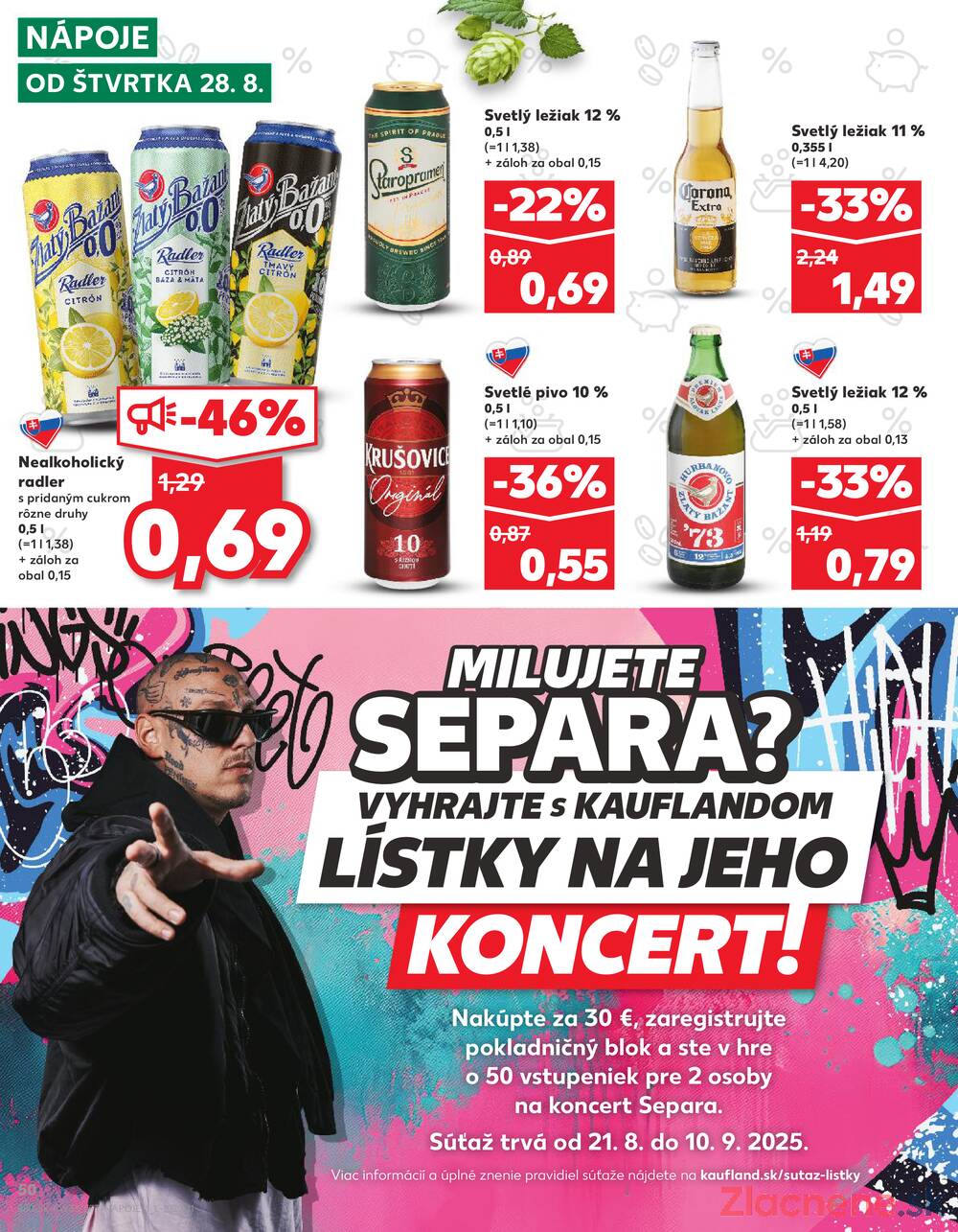 Leták Kaufland - Kaufland 28.8. - 3.9. - Kaufland Detva - strana 50