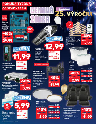 Kaufland 28.8. - 3.9. - Kaufland Rožňava