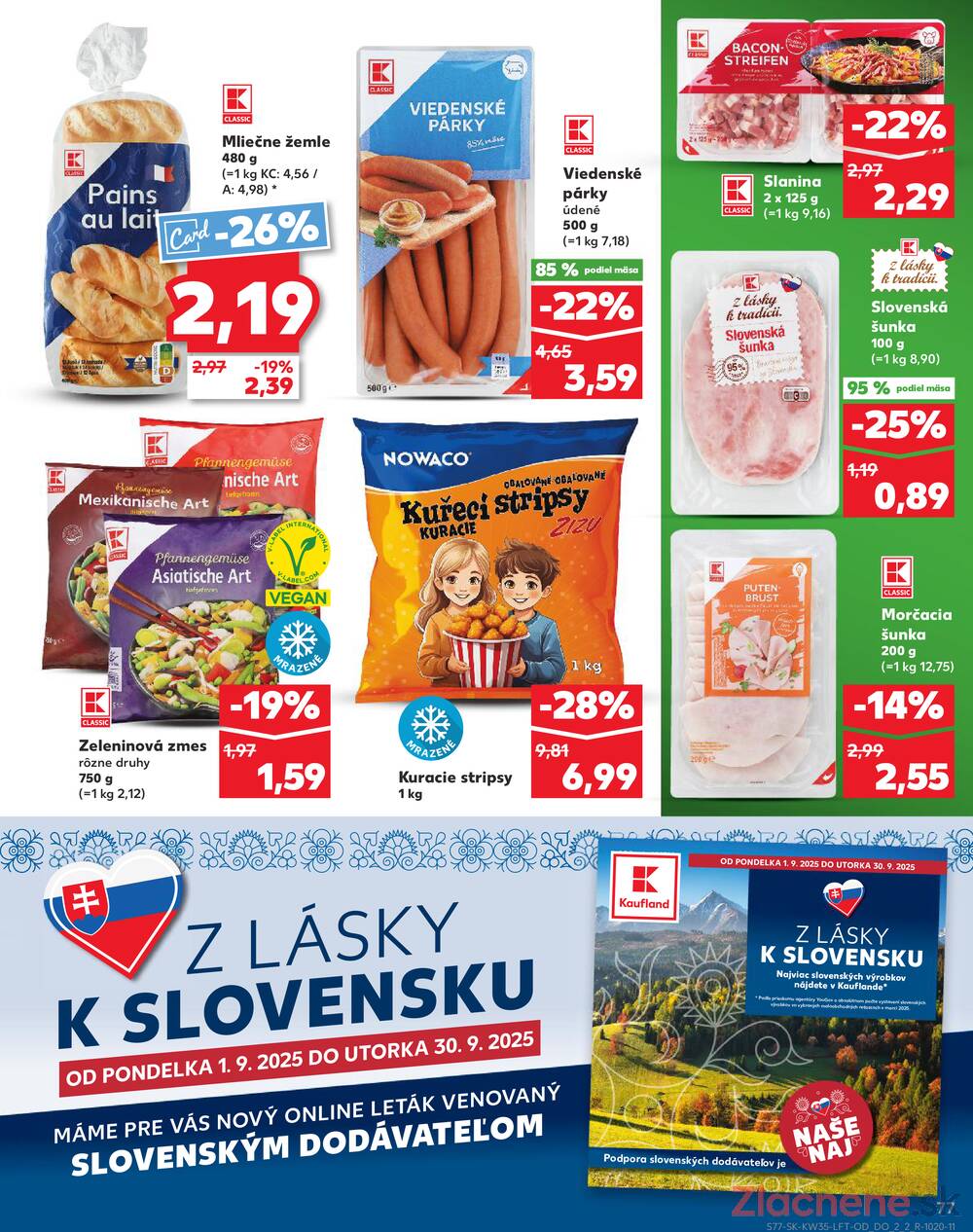 Leták Kaufland - Kaufland 28.8. - 3.9. - Kaufland Michalovce (Humenská cesta) - strana 77