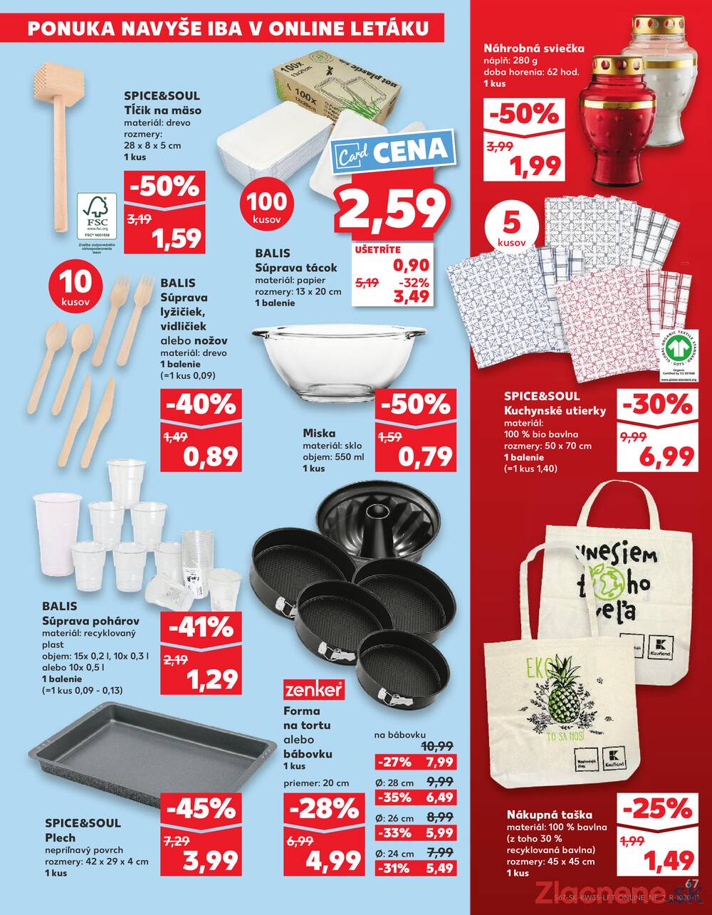 Leták Kaufland - Kaufland 28.8. - 3.9. - Kaufland Piešťany - strana 67