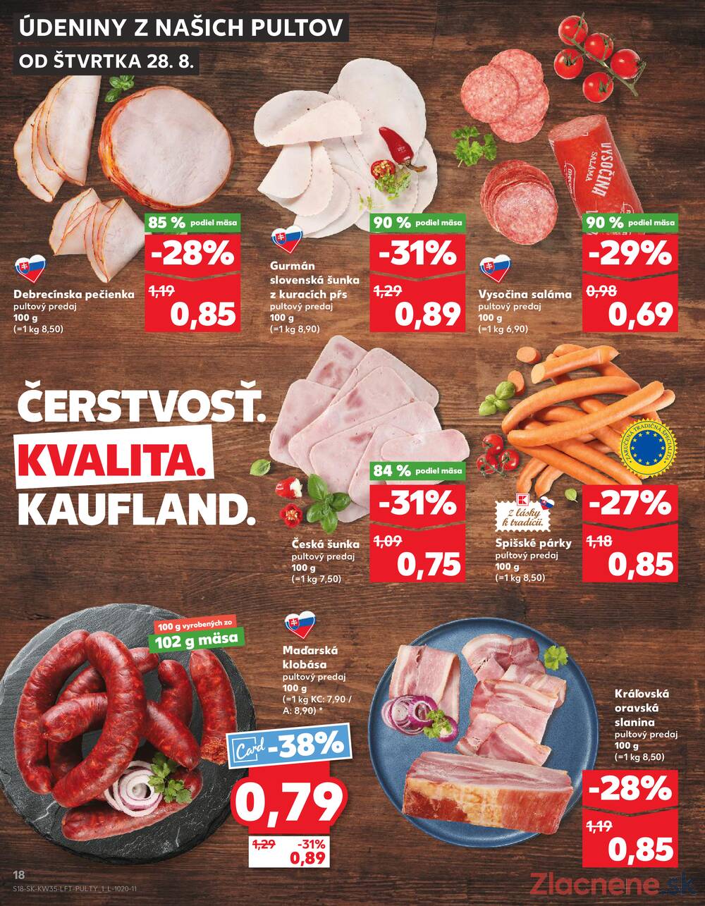 Leták Kaufland - Kaufland 28.8. - 3.9. - Kaufland Partizánske - strana 18