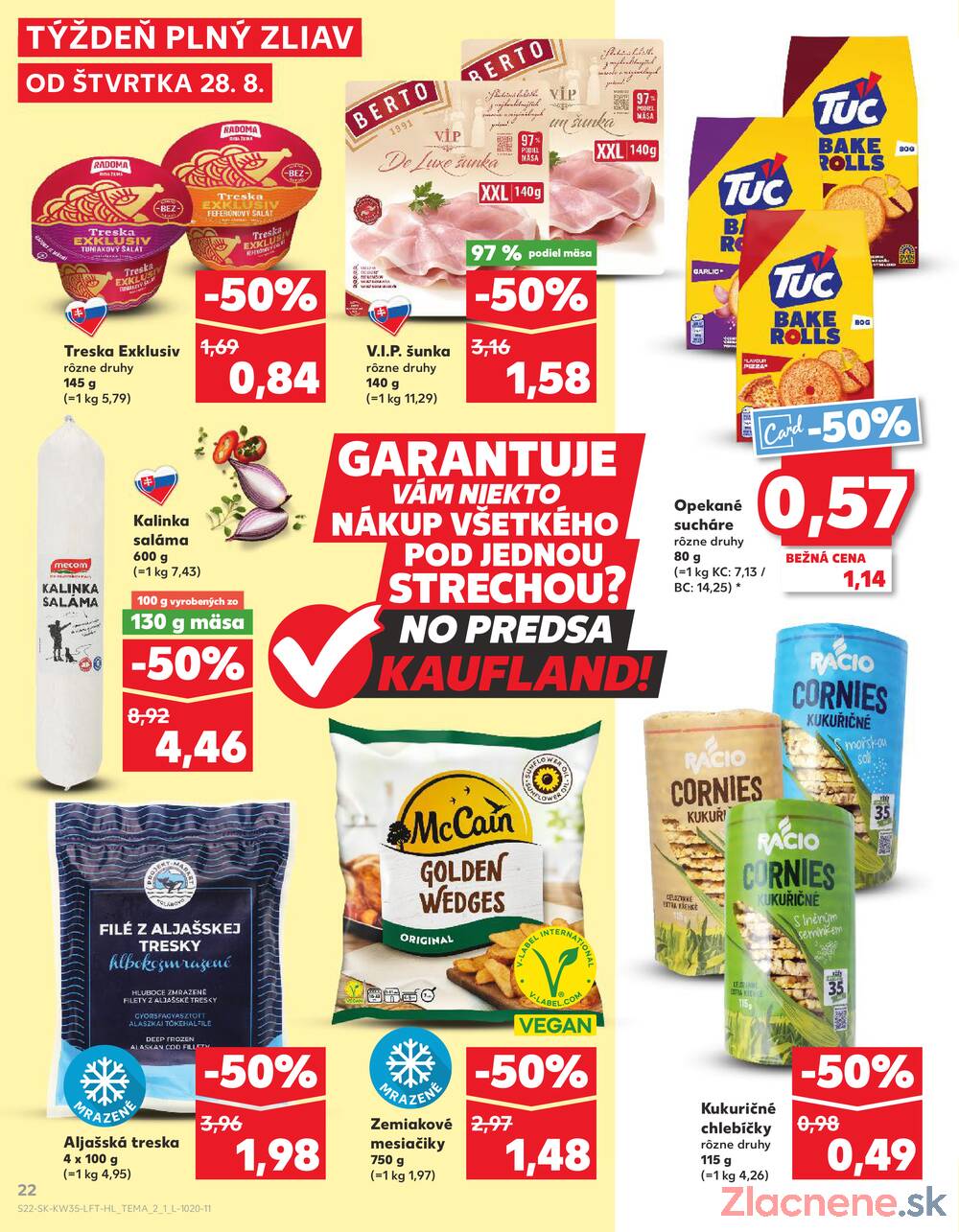 Leták Kaufland - Kaufland 28.8. - 3.9. - Kaufland Partizánske - strana 22