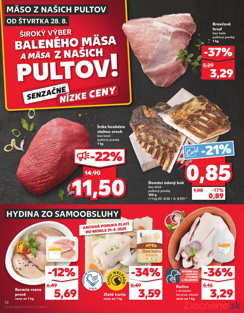 Leták Kaufland - Kaufland 28.8. - 3.9. - Kaufland Prievidza (Necpaly) - strana 12