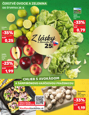 Kaufland 28.8. - 3.9. - Kaufland Topoľčany
