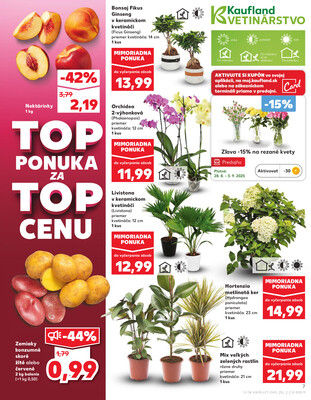 Kaufland 28.8. - 3.9. - Kaufland Topoľčany