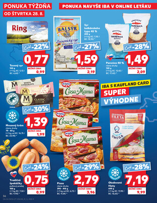 Kaufland 28.8. - 3.9. - Kaufland Topoľčany