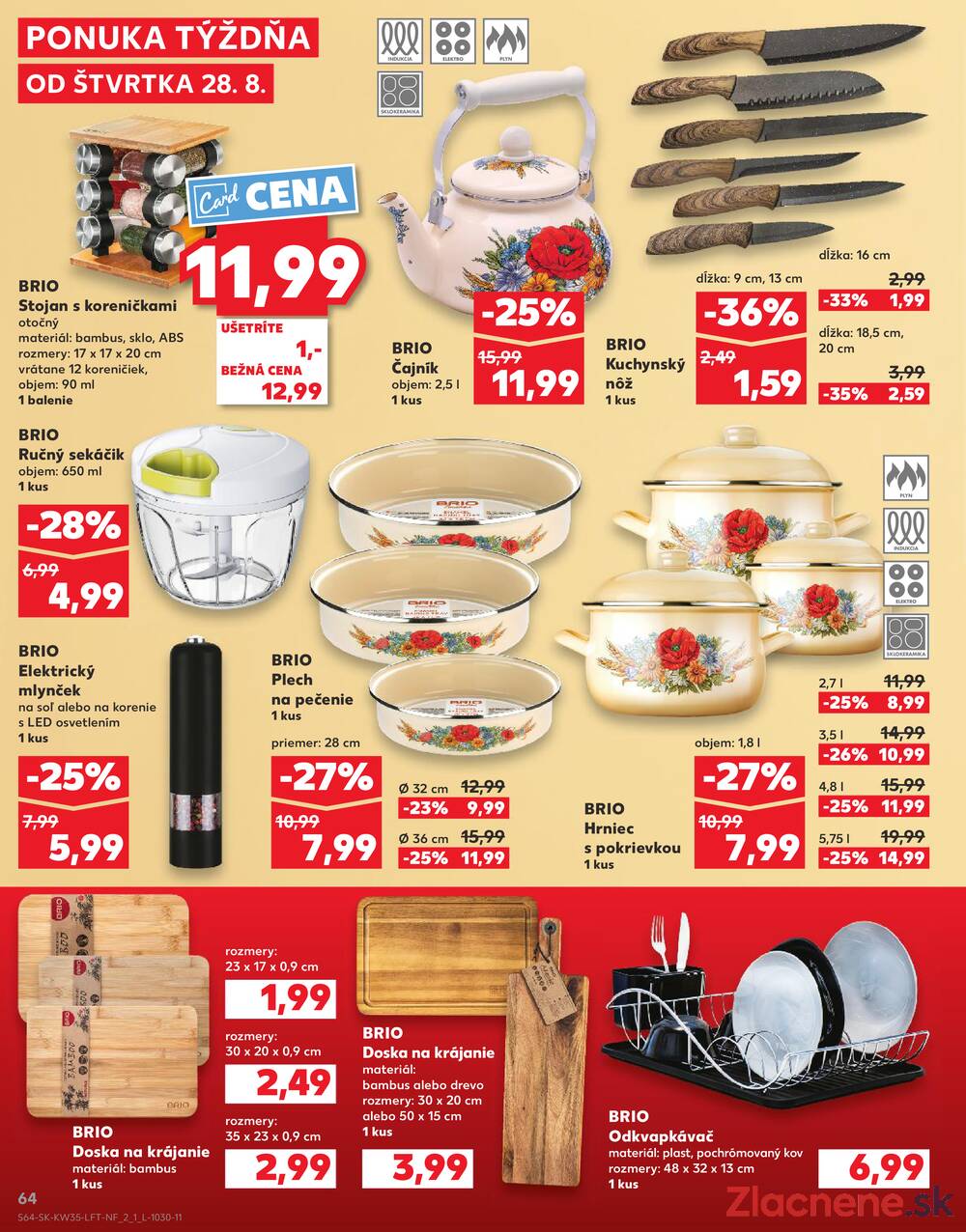 Leták Kaufland - Kaufland 28.8. - 3.9. - Kaufland (Harmincova, Bratislava - Dúbravka) - strana 64