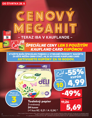 Kaufland 28.8. - 3.9. - Kaufland (Harmincova, Bratislava - Dúbravka)