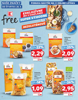 Kaufland 28.8. - 3.9. - Kaufland (Harmincova, Bratislava - Dúbravka)