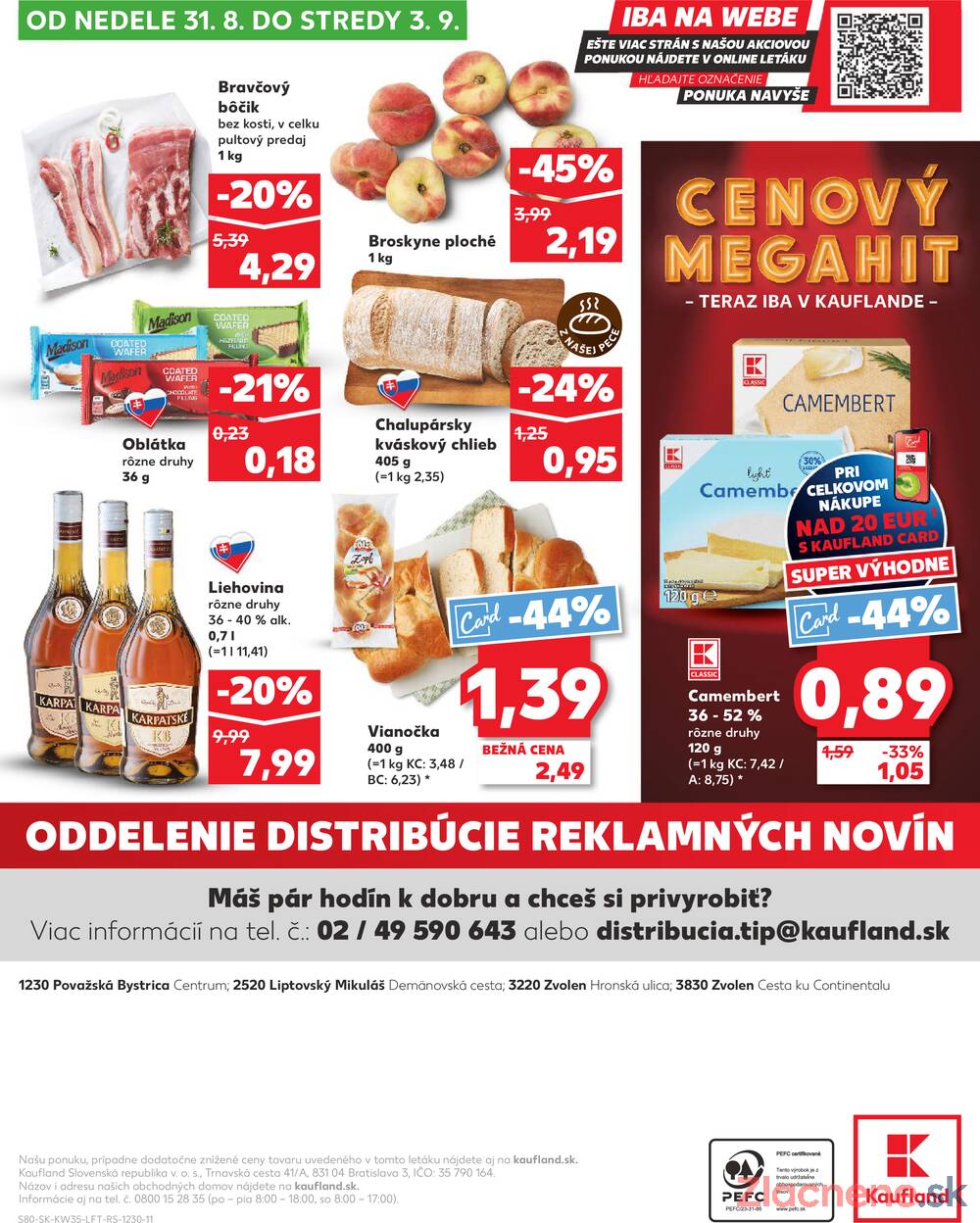 Leták Kaufland - Kaufland 28.8. - 3.9. - Kaufland Liptovský Mikuláš - strana 80 Leták Kaufland - Kaufland 28.8. - 3.9. - Kaufland Liptovský Mikuláš - strana 80