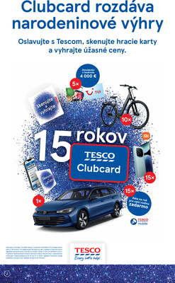 Tesco supermarkety od 27.8. do 2.9.2025