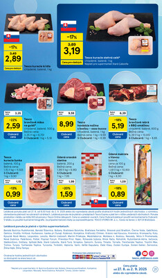 Tesco supermarkety od 27.8. do 2.9.2025