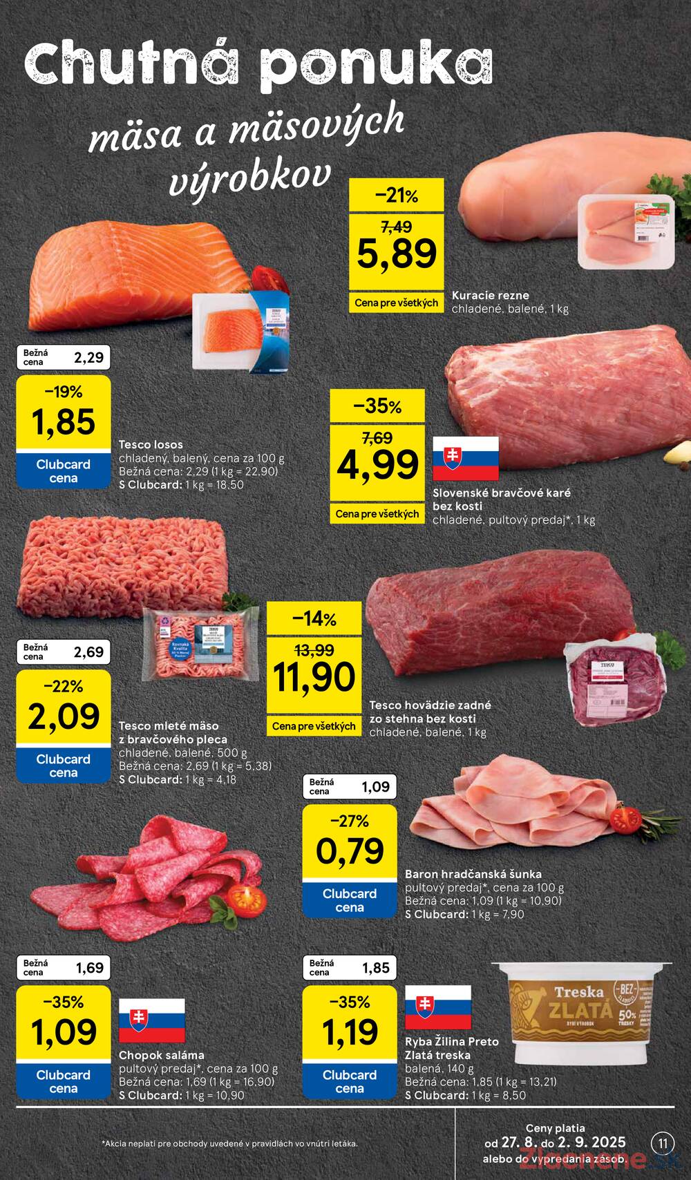 Leták Tesco - Tesco malé hypermarkety od 27.8. do 2.9.2025 - strana 11