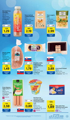Tesco malé hypermarkety od 27.8. do 2.9.2025