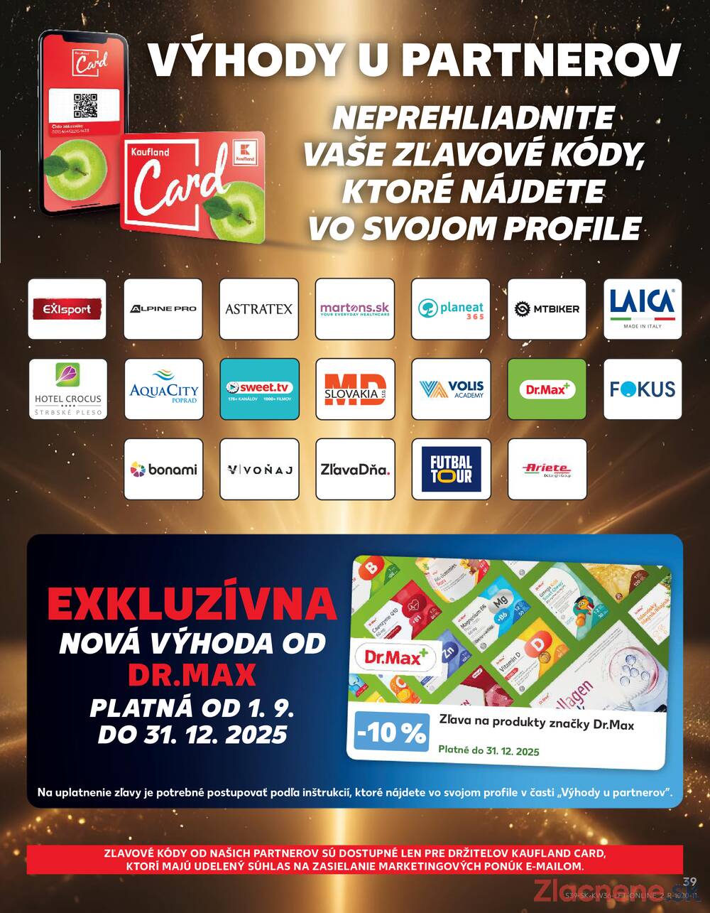 Leták Kaufland - Kaufland 4.9. - 10.9. - Kaufland Tvrdošín - strana 39