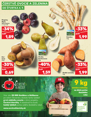 Kaufland 4.9. - 10.9. - Kaufland Dubnica nad Váhom