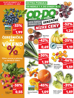Kaufland 4.9. - 10.9. - Kaufland Dubnica nad Váhom