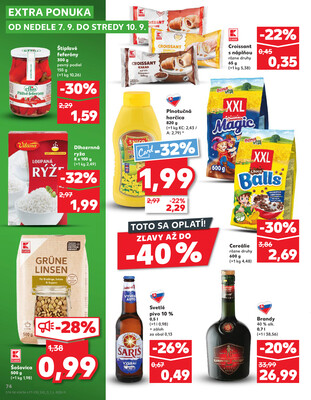 Kaufland 4.9. - 10.9. - Kaufland Dubnica nad Váhom