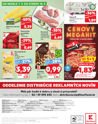 Kaufland 4.9. - 10.9. - Kaufland Kežmarok