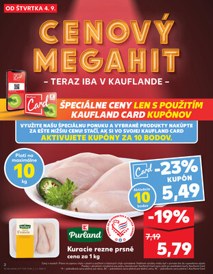 Kaufland 4.9. - 10.9. - Kaufland Poprad - Jiřího Wolkera