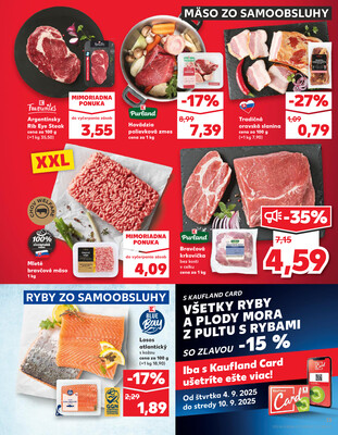 Kaufland 4.9. - 10.9. - Kaufland Poprad - Jiřího Wolkera