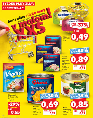 Kaufland 4.9. - 10.9. - Kaufland Poprad - Jiřího Wolkera