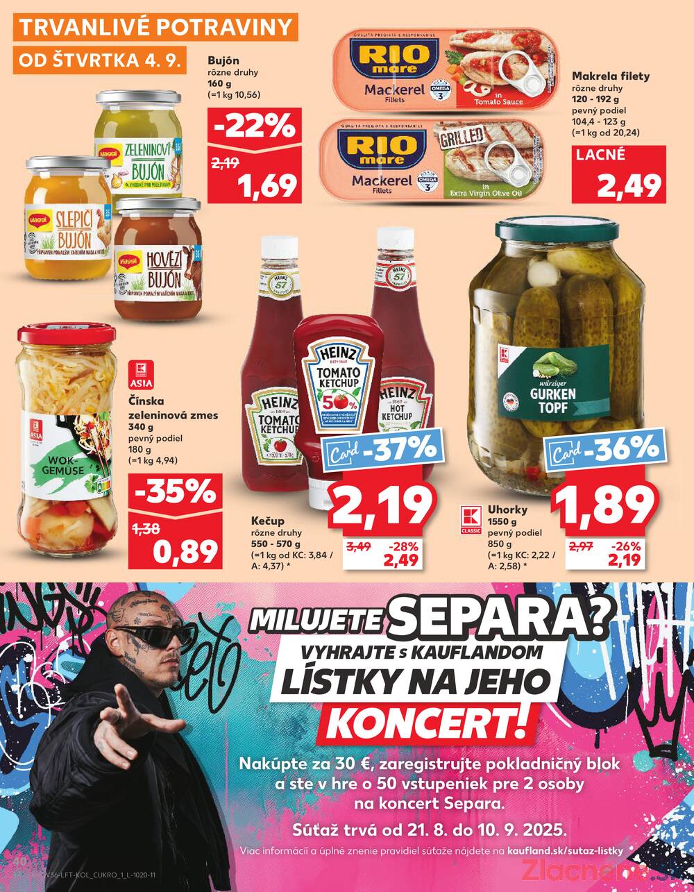 Leták Kaufland - Kaufland 4.9. - 10.9. - Kaufland Topoľčany - strana 40