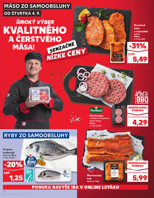 Kaufland 4.9. - 10.9. - Kaufland Topoľčany