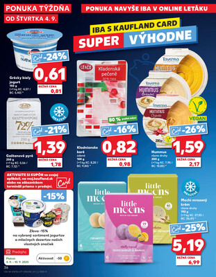 Kaufland 4.9. - 10.9. - Kaufland Topoľčany