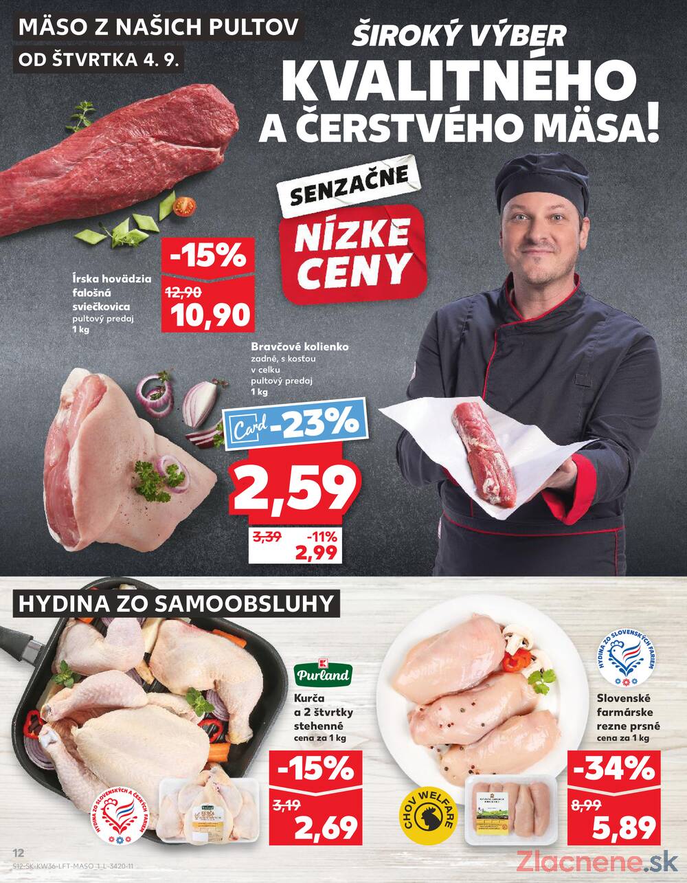 Leták Kaufland - Kaufland 4.9. - 10.9. - Kaufland (Kasárenská, Šamorín) - strana 12