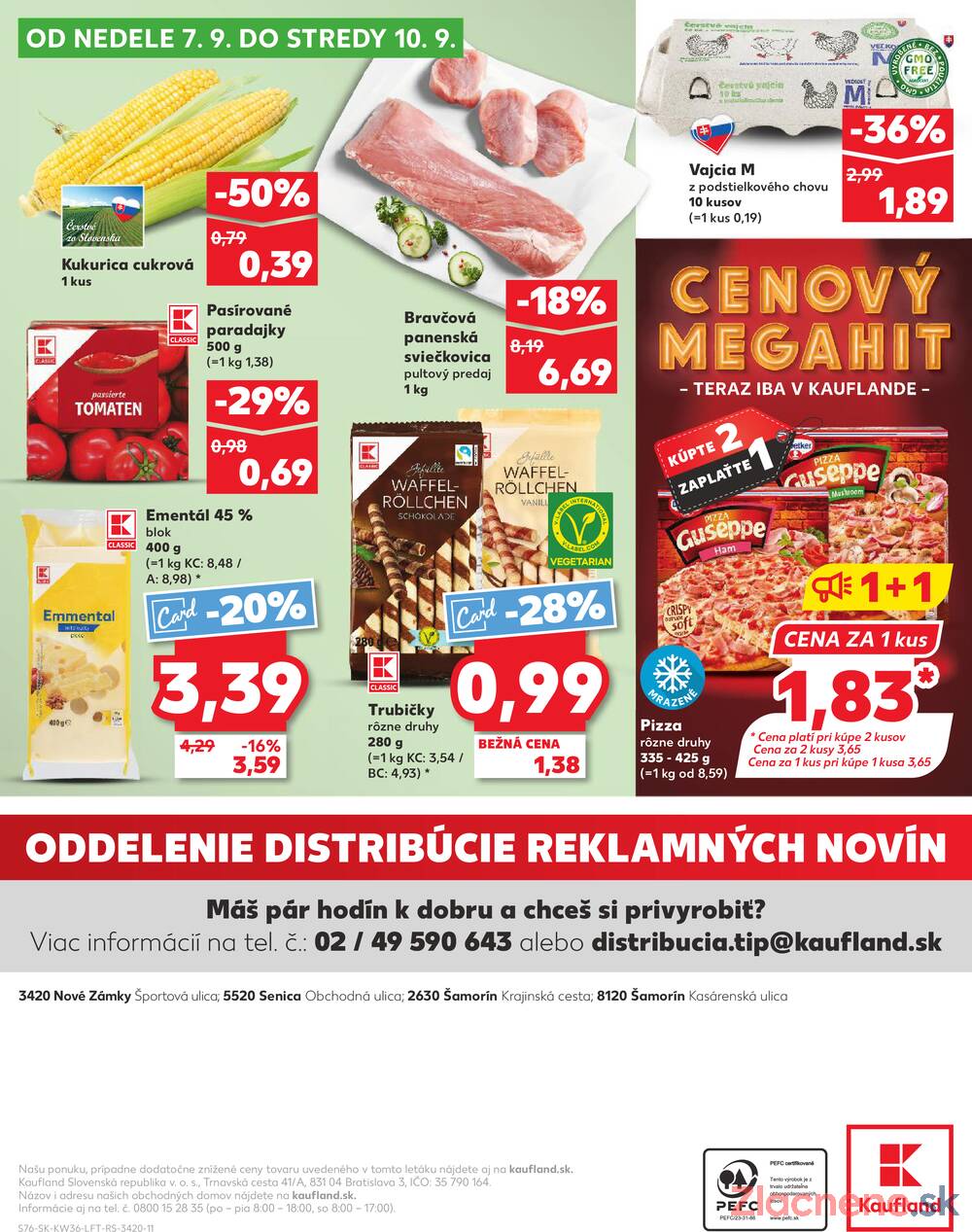 Leták Kaufland - Kaufland 4.9. - 10.9. - Kaufland (Kasárenská, Šamorín) - strana 76 Leták Kaufland - Kaufland 4.9. - 10.9. - Kaufland (Kasárenská, Šamorín) - strana 76