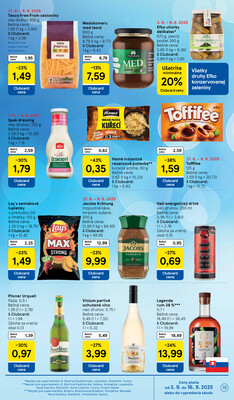 Tesco supermarkety od 3.9. do 9.9.2025