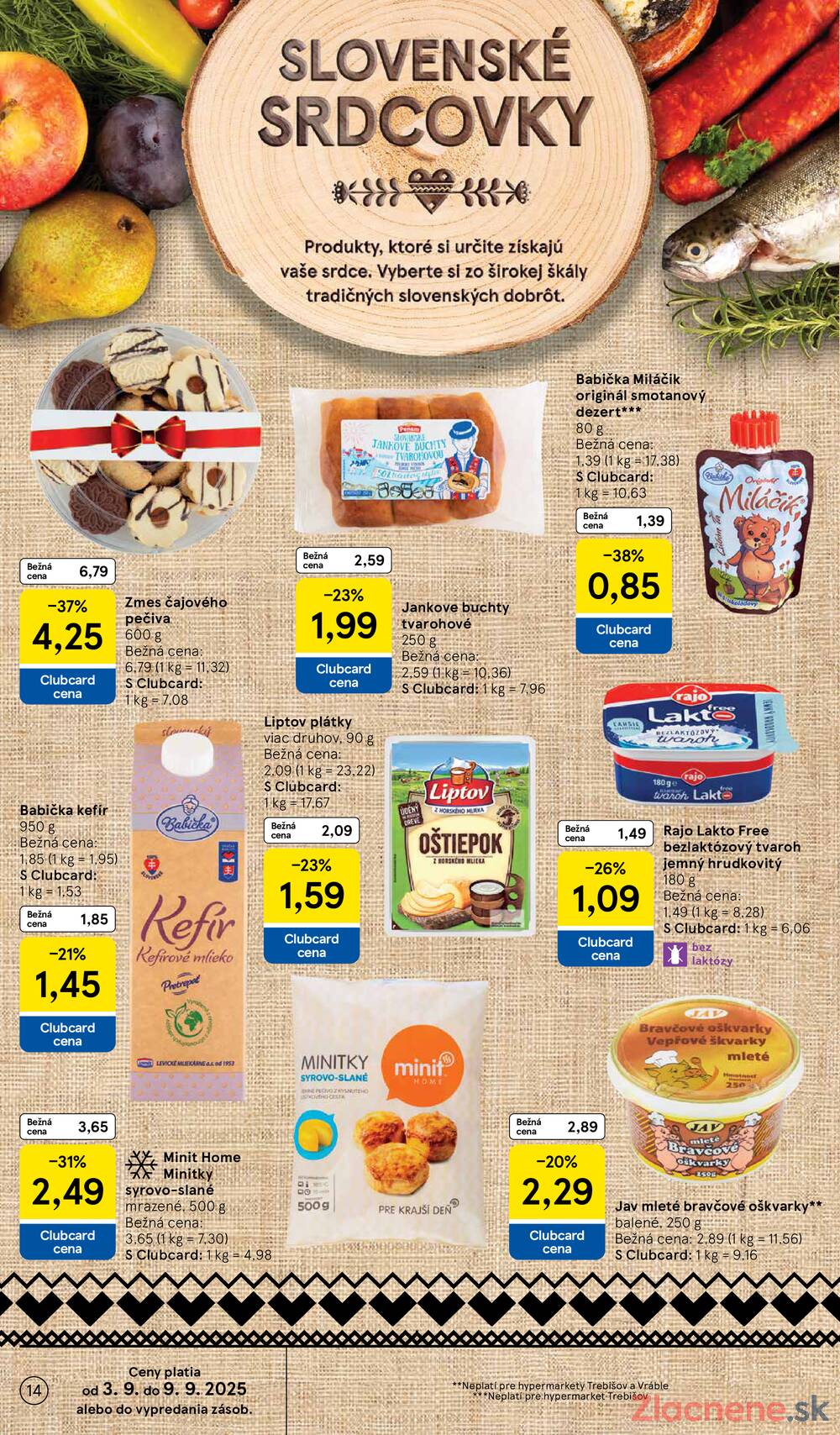 Leták Tesco - Tesco malé hypermarkety od 3.9. do 9.9.2025 - strana 14 Leták Tesco - Tesco malé hypermarkety od 3.9. do 9.9.2025 - strana 14
