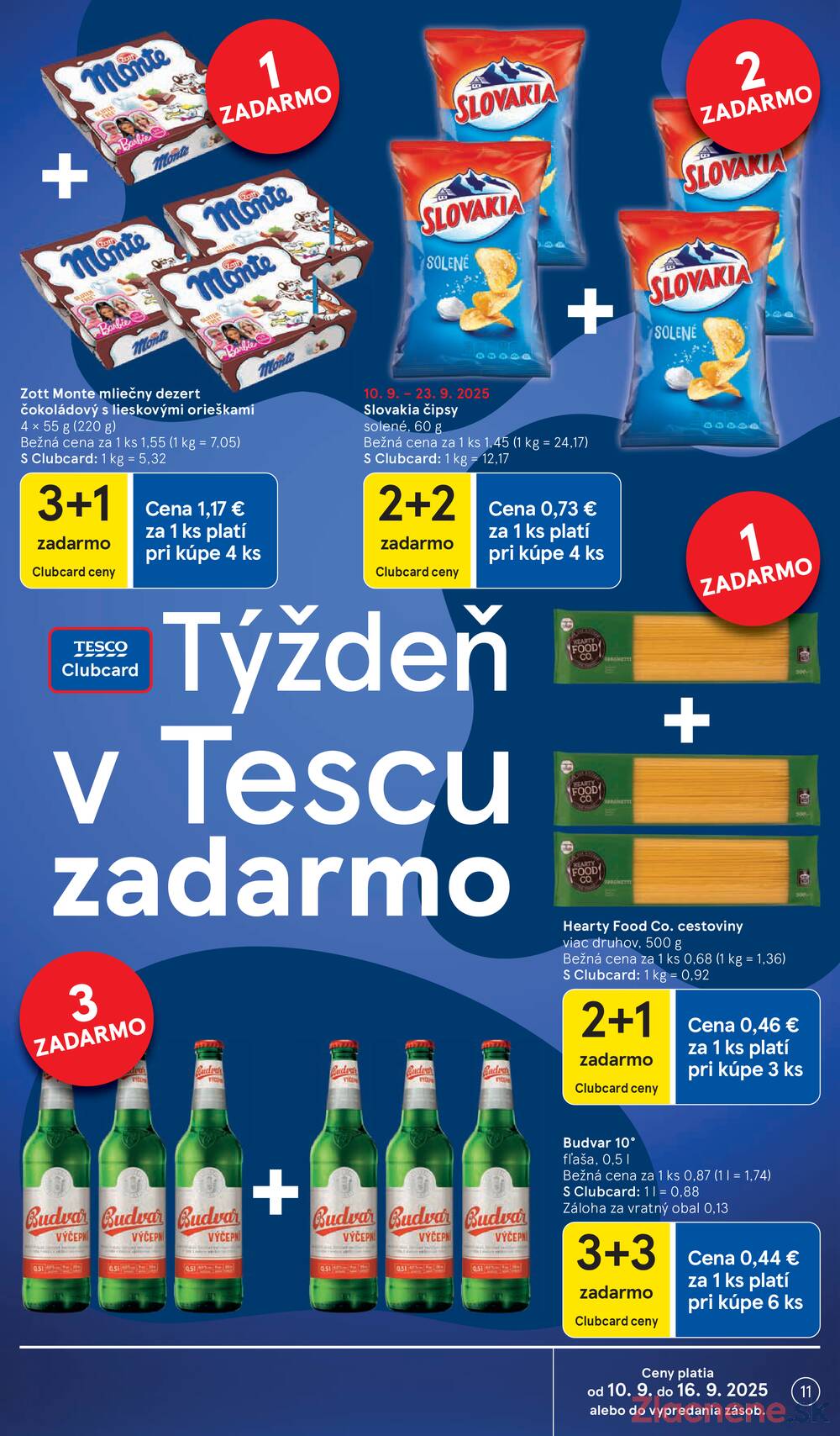 Leták Tesco - Tesco supermarkety od 10.9. do 16.9.2025 - strana 11