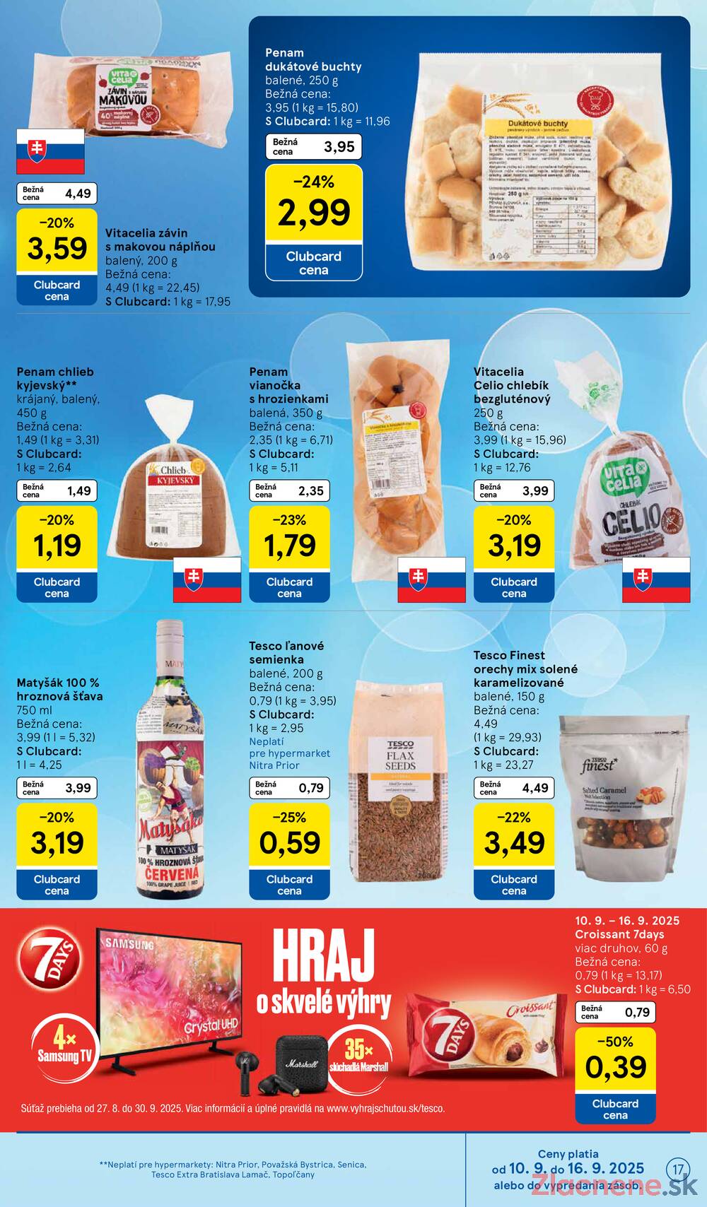 Leták Tesco - Tesco malé hypermarkety od 10.9. do 16.9.2025 - strana 17