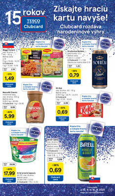 Tesco malé hypermarkety od 10.9. do 16.9.2025