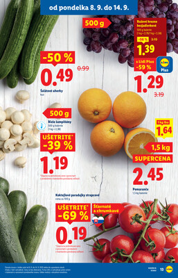 Leták Lidl
		  platný do 14.9.2025 - strana 13