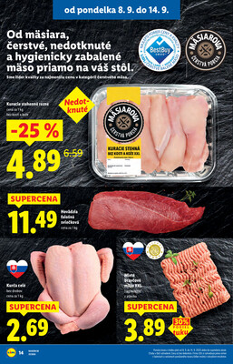 Leták Lidl
		  platný do 14.9.2025 - strana 14