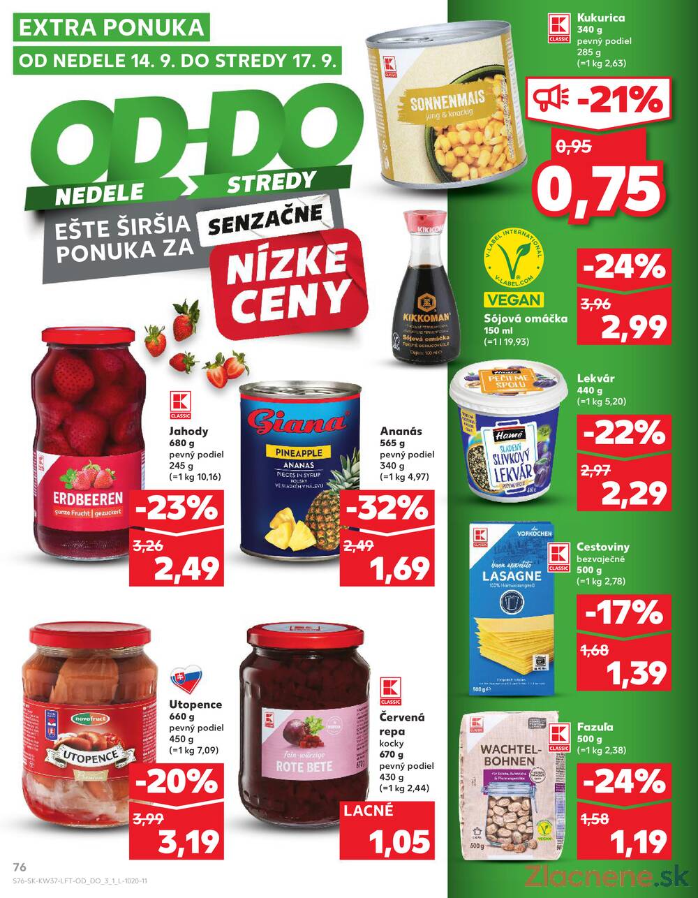 Leták Kaufland - Kaufland 11.9. - 17.9. - Kaufland Detva - strana 76