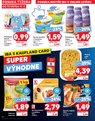 Kaufland 11.9. - 17.9. - Kaufland Detva