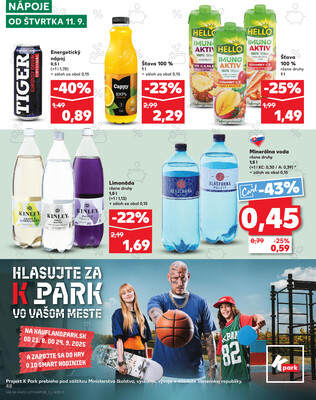 Kaufland 11.9. - 17.9. - Kaufland Piešťany