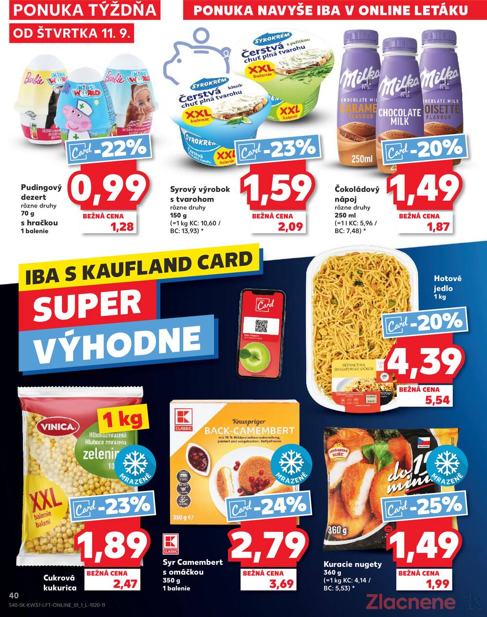 Leták Kaufland - Kaufland 11.9. - 17.9. - Kaufland Martin - strana 40