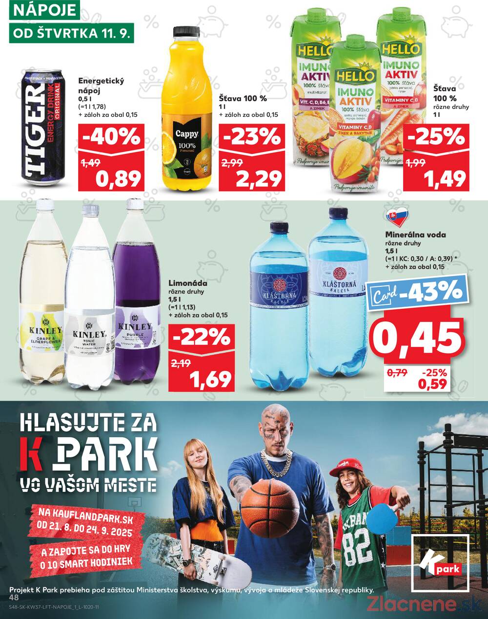 Leták Kaufland - Kaufland 11.9. - 17.9. - Kaufland Košice - Popradská  - strana 48