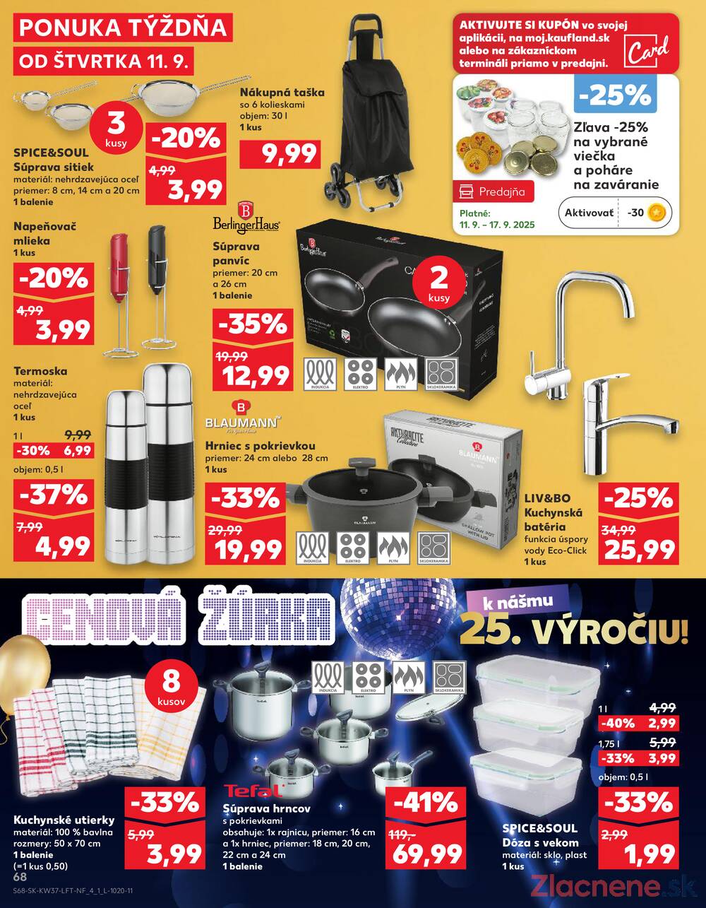 Leták Kaufland - Kaufland 11.9. - 17.9. - Kaufland Košice - Popradská  - strana 68