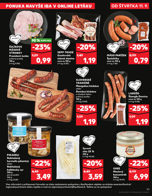 Kaufland 11.9. - 17.9. - Kaufland Košice - Popradská 