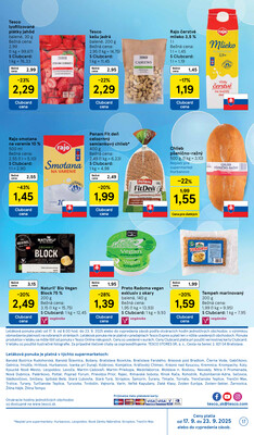 Tesco supermarkety od 17.9. do 23.9.2025