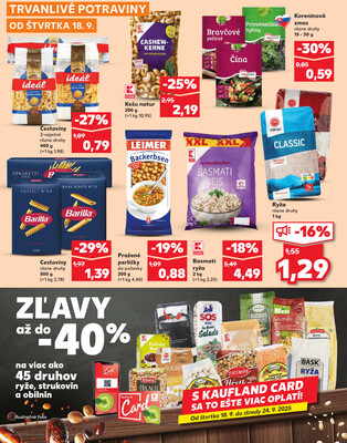 Leták Kaufland
		  platný do 24.9.2025 - strana 42