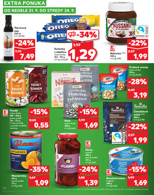 Kaufland 18.9. - 24.9. - Kaufland Trebišov