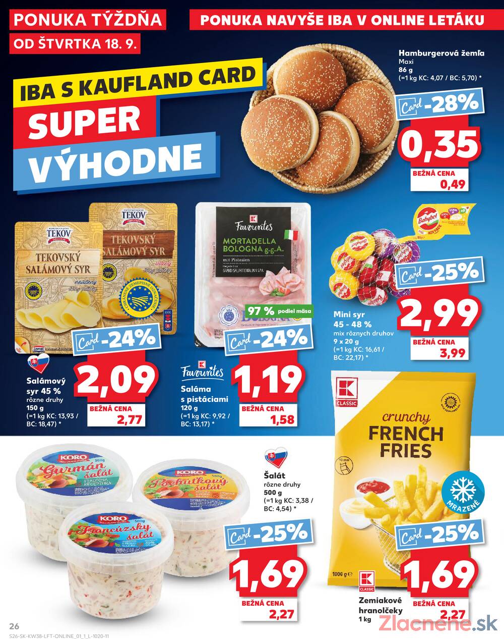 Leták Kaufland - Kaufland 18.9. - 24.9. - Kaufland Hlohovec - strana 26